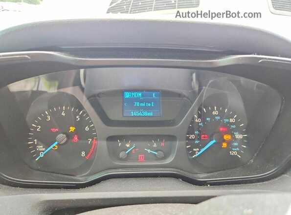 1FBZX2YM8HKA68735 2017 FORD TRANSIT White Vista del cuadro de instrumentos