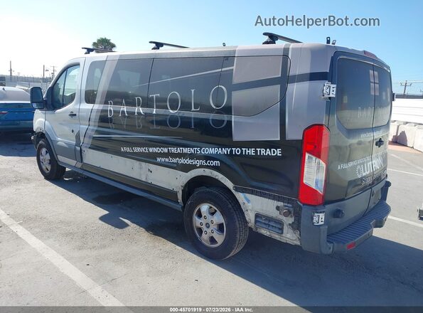 1FBZX2YM8JKA70006 2018 FORD TRANSIT-350 Silver Rear left