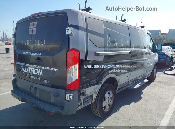 1FBZX2YM8JKA70006 2018 FORD TRANSIT-350 Silver Rear right