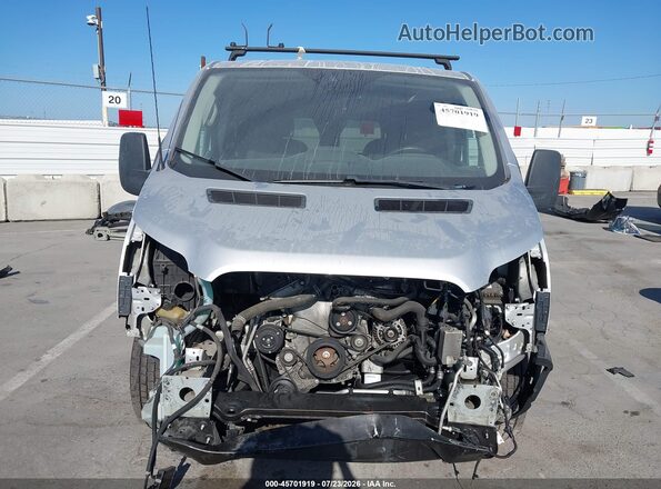 1FBZX2YM8JKA70006 2018 FORD TRANSIT-350 Silver Rear interior view