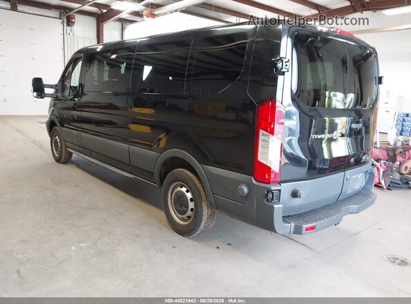 1FBZX2YM9JKA75537 2018 FORD TRANSIT-350 Black Задня ліва чверть