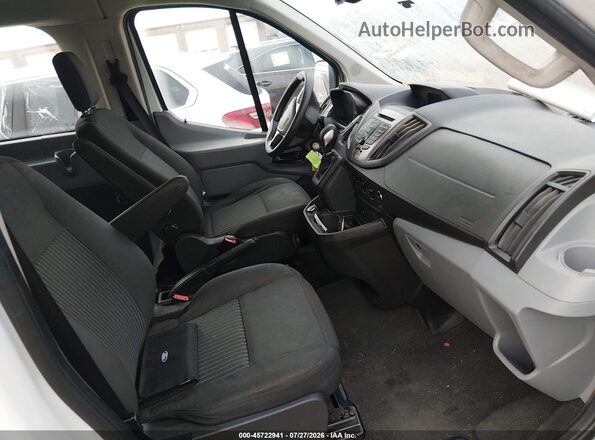 1FBZX2YMXKKA61759 2019 FORD TRANSIT-350 White Vista interior delantera