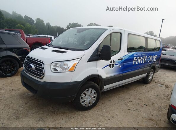 1FBZX2YMXKKA61759 2019 FORD TRANSIT-350 White Vista tres cuartos delantera izquierda