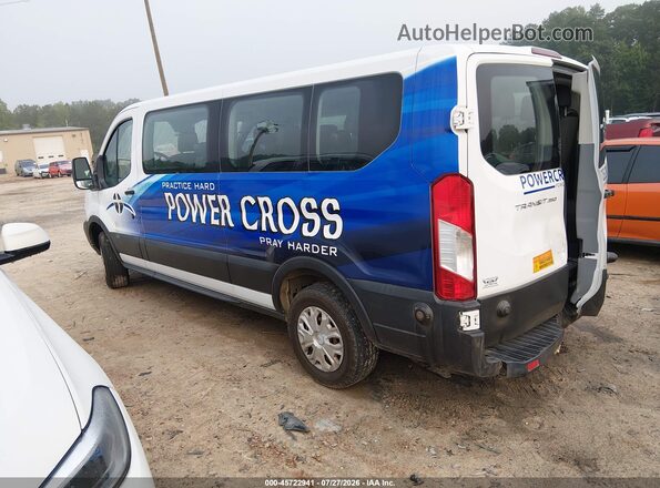 1FBZX2YMXKKA61759 2019 FORD TRANSIT-350 White Trasero izquierdo