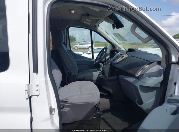 1FBZX2ZM0JKA11028 2018 FORD TRANSIT-350 Белый Вид салона спереди