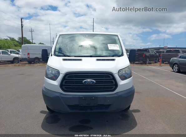 1FBZX2ZM0JKB43075 2018 FORD TRANSIT-350 White Widok wnętrza z tyłu