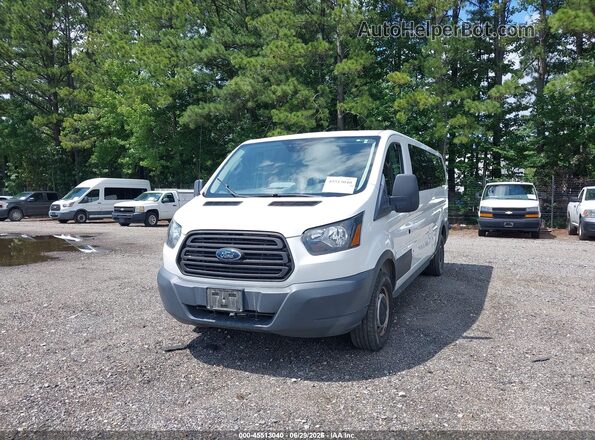 1FBZX2ZM0JKB52889 2018 FORD TRANSIT-350 White Առջևի ձախ երեք քառորդ տեսարան