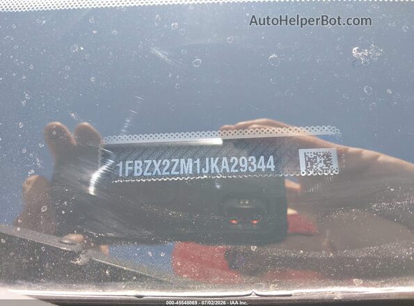 1FBZX2ZM1JKA29344 2018 FORD TRANSIT-350 White Vista del compartimento del motor