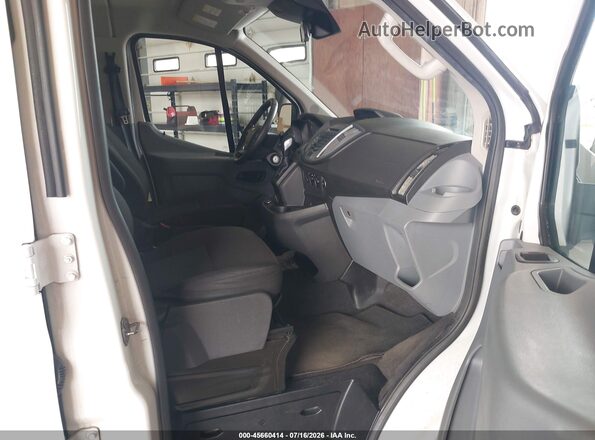 1FBZX2ZM1JKB07220 2018 FORD TRANSIT-350 White წინა სალონის ხედი