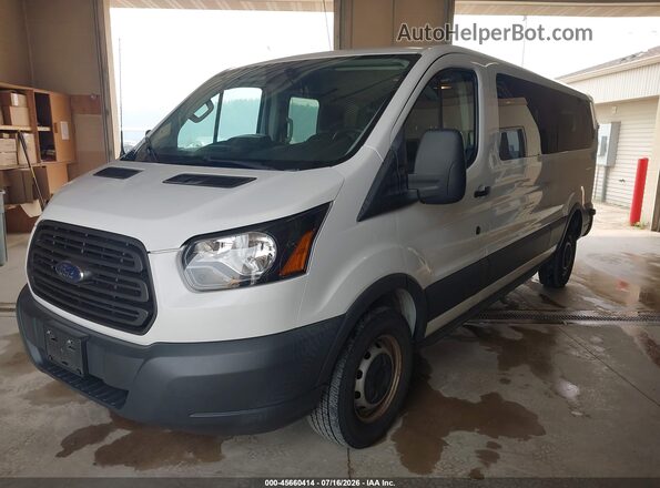 1FBZX2ZM1JKB07220 2018 FORD TRANSIT-350 White წინა მარცხენა ხედი სამი მეოთხედიდან