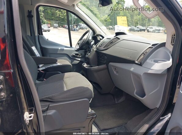 1FBZX2ZM1JKB42663 2018 FORD TRANSIT-350 Black წინა სალონის ხედი