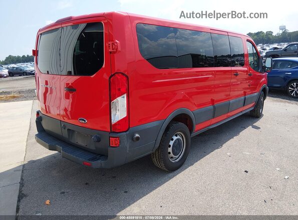 1FBZX2ZM1JKB53002 2018 FORD TRANSIT-350 Red Задня права чверть