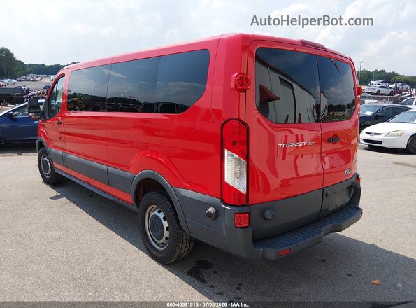 1FBZX2ZM1JKB53002 2018 FORD TRANSIT-350 Red Задня ліва чверть