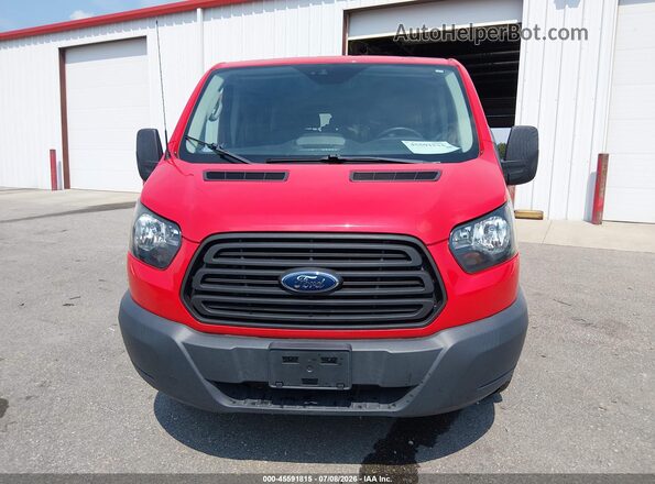 1FBZX2ZM1JKB53002 2018 FORD TRANSIT-350 Red Вид щитка приладів