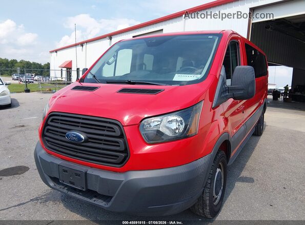 1FBZX2ZM1JKB53002 2018 FORD TRANSIT-350 Red Вид спереду