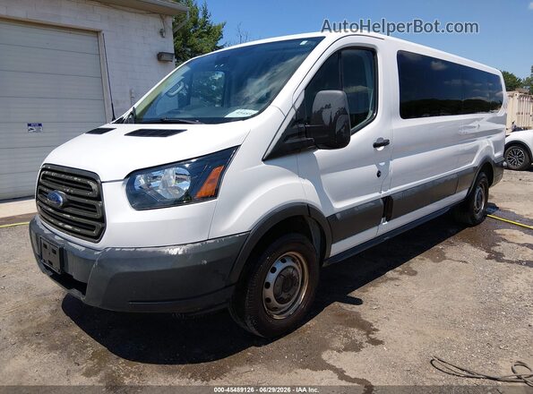 1FBZX2ZM2JKB42865 2018 FORD TRANSIT-350 White Vista tres cuartos delantera izquierda