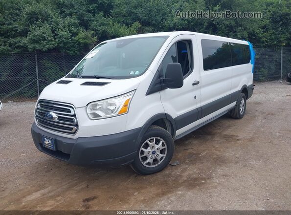 1FBZX2ZM3GKA93183 2016 FORD TRANSIT-350 White წინა მარცხენა ხედი სამი მეოთხედიდან