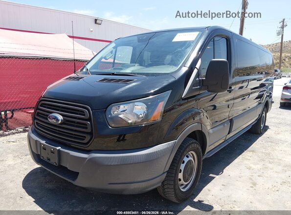 1FBZX2ZM3JKA99864 2018 FORD TRANSIT-350 Black წინა მარცხენა ხედი სამი მეოთხედიდან