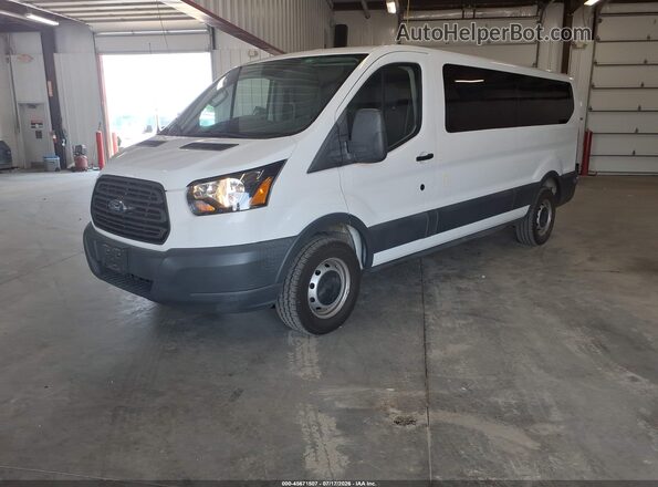 1FBZX2ZM3JKB36041 2018 FORD TRANSIT-350 White Vista tres cuartos delantera izquierda