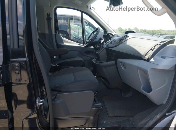 1FBZX2ZM3JKB52742 2018 FORD TRANSIT-350 Black წინა სალონის ხედი