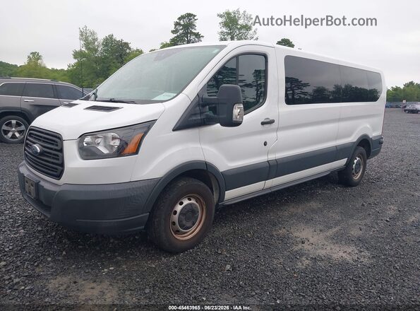 1FBZX2ZM4JKA99839 2018 FORD TRANSIT-350 White Առջևի ձախ երեք քառորդ տեսարան