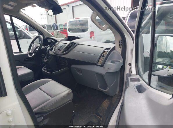 1FBZX2ZM4JKB42902 2018 FORD TRANSIT-350 White Widok wnętrza z przodu