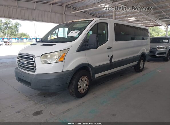 1FBZX2ZM5GKA50657 2016 FORD TRANSIT-350 White Առջևի ձախ երեք քառորդ տեսարան