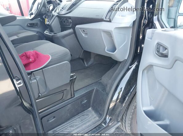 1FBZX2ZM5JKB42665 2018 FORD TRANSIT-350 Black Front interior view