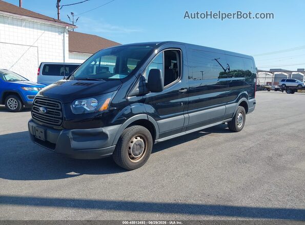 1FBZX2ZM5JKB52774 2018 FORD TRANSIT-350 Black Przód lewy