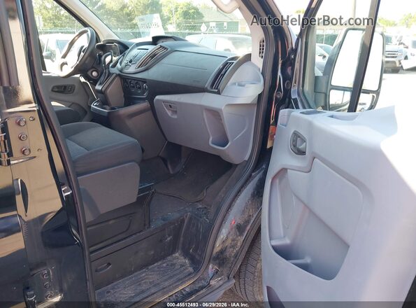 1FBZX2ZM5JKB52774 2018 FORD TRANSIT-350 Black Widok wnętrza z przodu