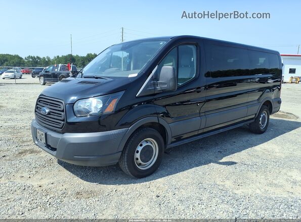 1FBZX2ZM5JKB52953 2018 FORD TRANSIT-350 Black წინა მარცხენა ხედი სამი მეოთხედიდან
