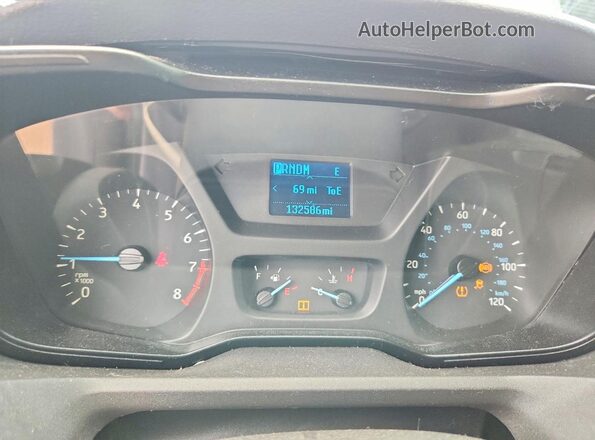 1FBZX2ZM6GKB22689 2016 FORD TRANSIT White Vista del cuadro de instrumentos