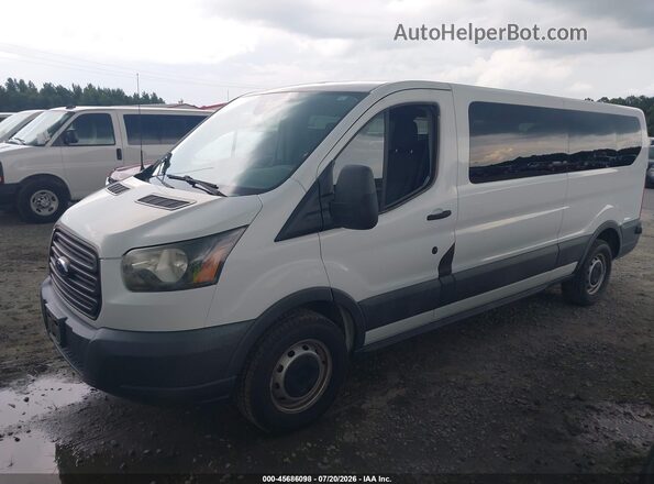 1FBZX2ZM6GKB33787 2016 FORD TRANSIT-350 White წინა მარცხენა ხედი სამი მეოთხედიდან