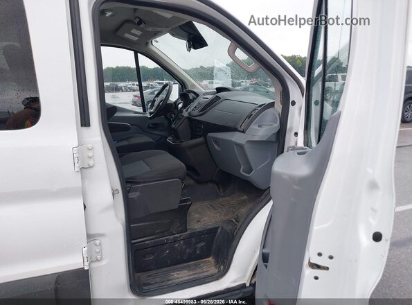 1FBZX2ZM6JKB31299 2018 FORD TRANSIT-350 White წინა სალონის ხედი