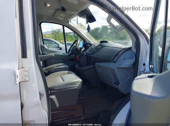 1FBZX2ZM6KKB43616 2019 FORD TRANSIT-350 White Widok wnętrza z przodu