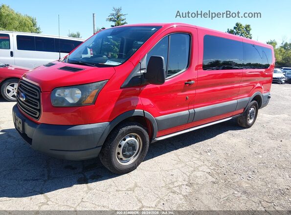 1FBZX2ZM7GKB18974 2016 FORD TRANSIT-350 Красный Передняя левая четверть