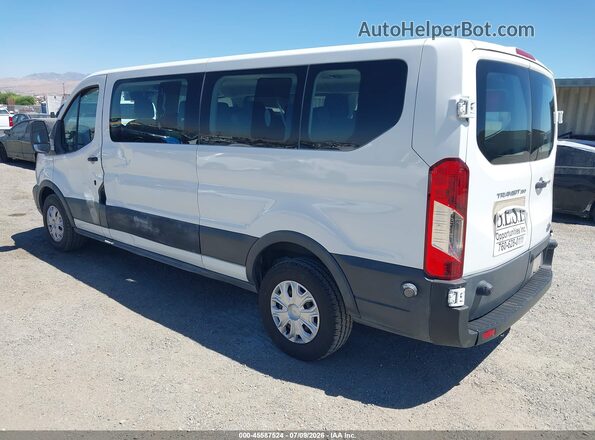 1FBZX2ZM7HKA10727 2017 FORD TRANSIT-350 White Trasero izquierdo