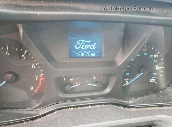 1FBZX2ZM7JKA97972 2018 FORD TRANSIT White Вид щитка приладів