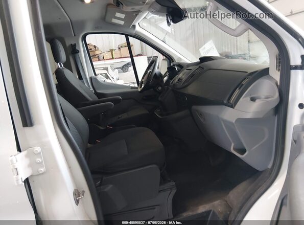 1FBZX2ZM7JKB31277 2018 FORD TRANSIT-350 White Widok wnętrza z przodu