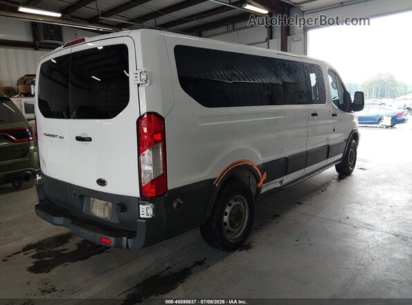 1FBZX2ZM7JKB31277 2018 FORD TRANSIT-350 White Tył prawy
