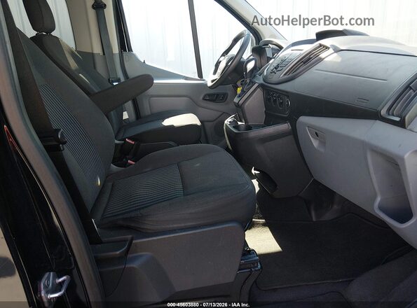 1FBZX2ZM7JKB52744 2018 FORD TRANSIT-350 Black წინა სალონის ხედი