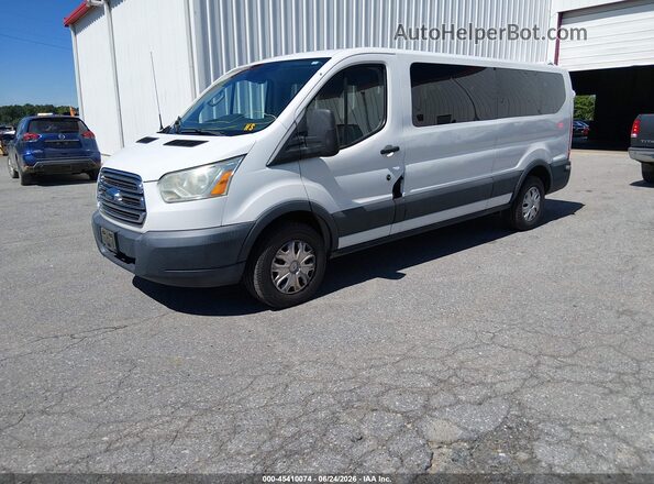 1FBZX2ZM8GKA12596 2016 FORD TRANSIT-350 White Առջևի ձախ երեք քառորդ տեսարան