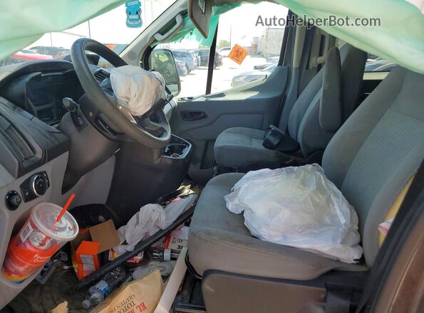 1FBZX2ZM8HKA11224 2017 FORD TRANSIT Серый Вид салона спереди