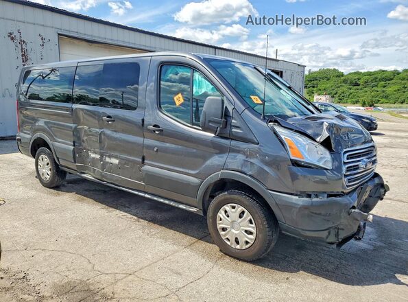 1FBZX2ZM8HKA11224 2017 FORD TRANSIT Серый Передняя правая четверть
