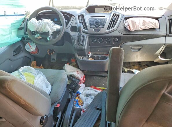1FBZX2ZM8HKA11224 2017 FORD TRANSIT Серый Вид панели приборов