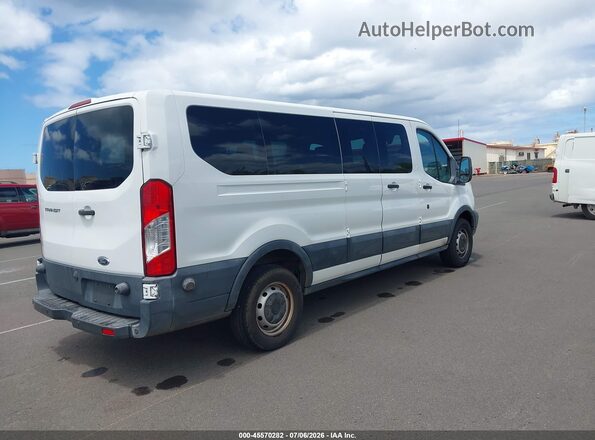 1FBZX2ZM8JKB18909 2018 FORD TRANSIT-350 White Tył prawy