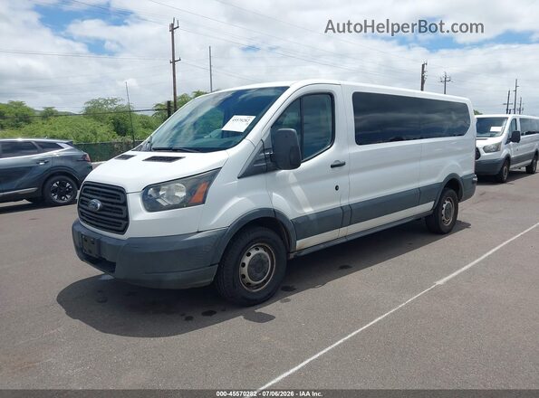 1FBZX2ZM8JKB18909 2018 FORD TRANSIT-350 White Przód lewy