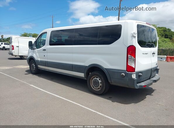 1FBZX2ZM8JKB18909 2018 FORD TRANSIT-350 White Tył lewy