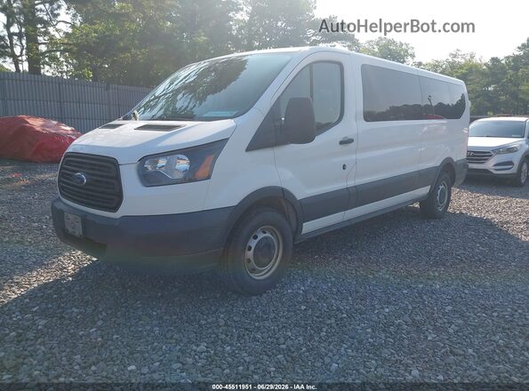 1FBZX2ZM8JKB31305 2018 FORD TRANSIT-350 White Vista tres cuartos delantera izquierda