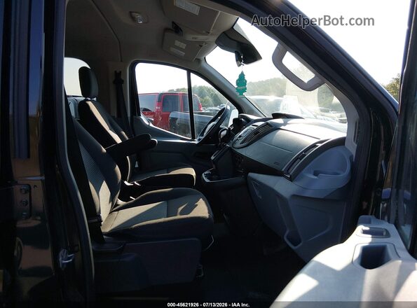 1FBZX2ZM8JKB42935 2018 FORD TRANSIT-350 Black Вид салону спереду